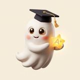 ExamGhost Grad Mascot